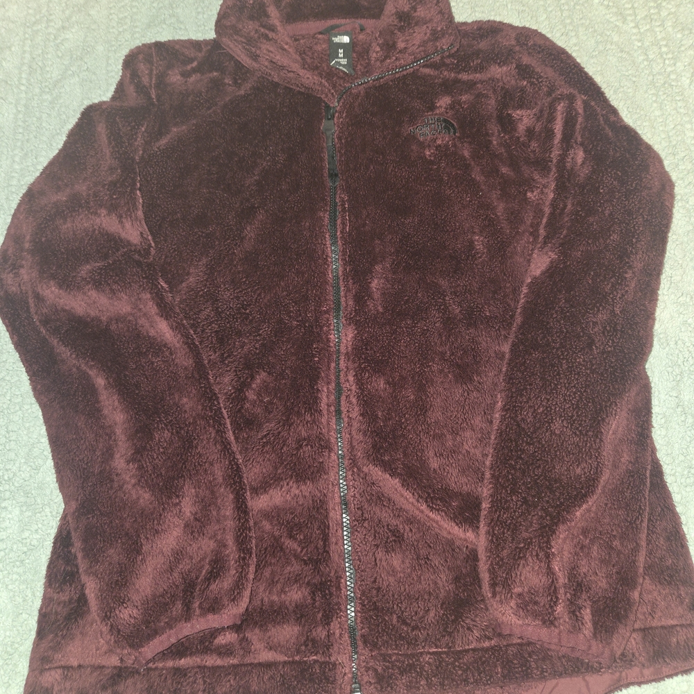 Cozy Maroon Teddy Jacket